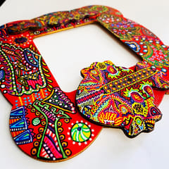 Festive Cheer Handpainted Photo Frame
