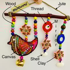 Birdie and Windmill Mini Hanging
