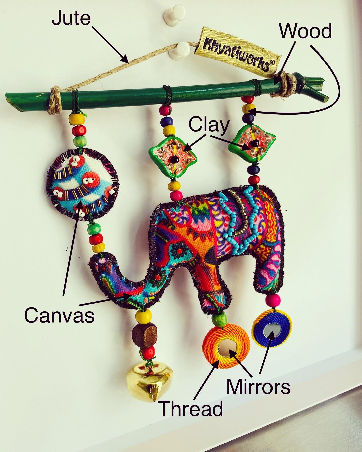 Gajapati and Ball Mini Hanging