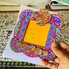 A happy memory handpainted photo frame