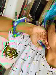 Blue Bangled Beauty