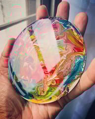 AMAZING RESIN ART COASTERS - SET OF 4
