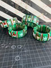 Cheer-me-up Xmas bangles - Green