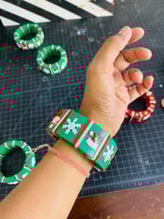 Cheer-me-up Xmas bangles - Green