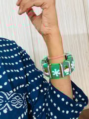 Cheer-me-up Xmas bangles - Green