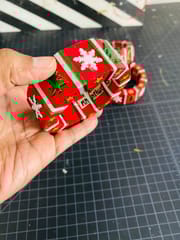 Cheer-me-up Xmas bangles - Red