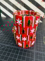 Cheer-me-up Xmas bangles - Red