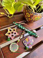 XMas special hangings - star and bell - for door or wall
