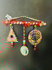 XMas special hangings - tree and candle - for door or wall