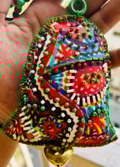 XMas special hangings - bell with beautiful embroidery - for door or wall