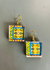 Ethnic-Weaves glass Earrings