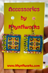 Ethnic-Weaves glass Earrings