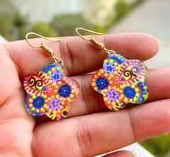 Flora-Flora glass Earrings