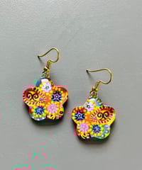 Flora-Flora glass Earrings