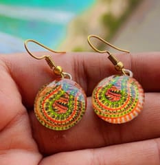 Rural-Magic glass Earrings
