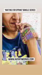 Waiting for Spring Series of bangles