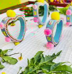Heart Shapes Cuties - blue