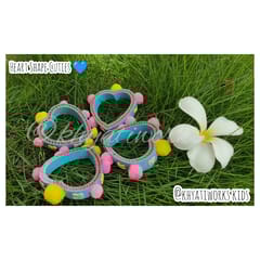 Heart Shapes Cuties - blue