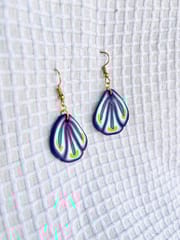 Leo handcrafted clay earrings