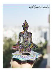 SERENITY - Buddha Handpainted Candle holders [Available for purchase]