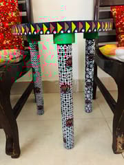 Rangchakra - Handpainted wooden table 14” top