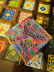 Garden of Cosmic Whimsy - Acrylic on Canvas