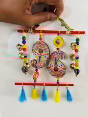“Mini Noor – Psychedelic Paisley Hanging/ Wind Chime