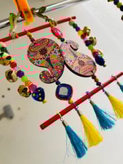 “Mini Noor – Psychedelic Paisley Hanging/ Wind Chime