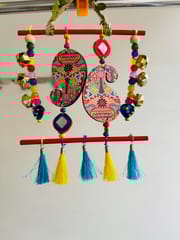 “Mini Noor – Psychedelic Paisley Hanging/ Wind Chime
