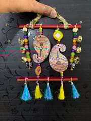 “Mini Noor – Psychedelic Paisley Hanging/ Wind Chime