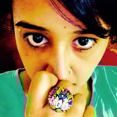 I Love My Lotus Ring Handpainted Wooden