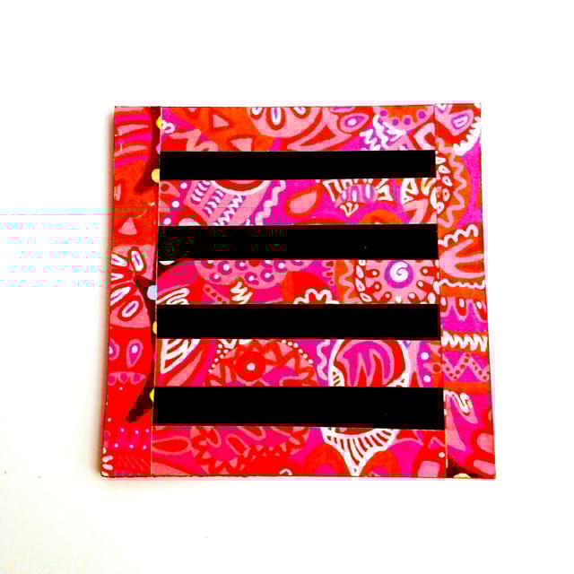 Pink-Stripey Coaster