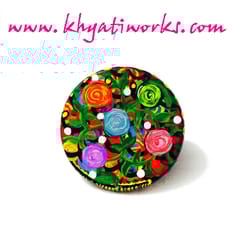 Gardens of Paradise Handpainted Wooden