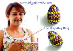 The Brightley Ring Handpainted Wooden