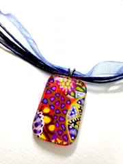 Triangle Bliss Rounded Cuboid Glass Pendant