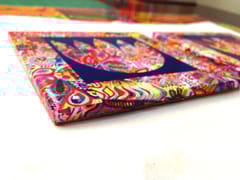 Blue Lotus Summer Trail Set of 2 Ceramic Coasters