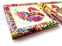White Swan Summer Trail Set of 2 Ceramic Coasters