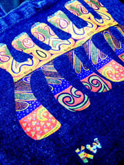 Khyatiworks Ethereal Skele Denim Bag