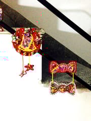 XMas Special Festive Bows Fridge Magnet Khyatiworks