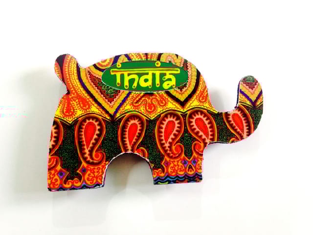 Ethereal  Elephant India Wooden Magnet Khyatiworks