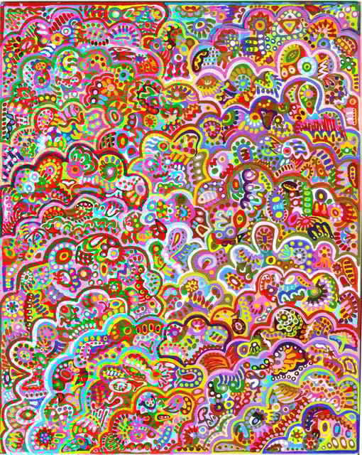 Prisma Clouds Canvas Print