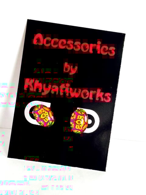 The Phulkari Series Drop Studs