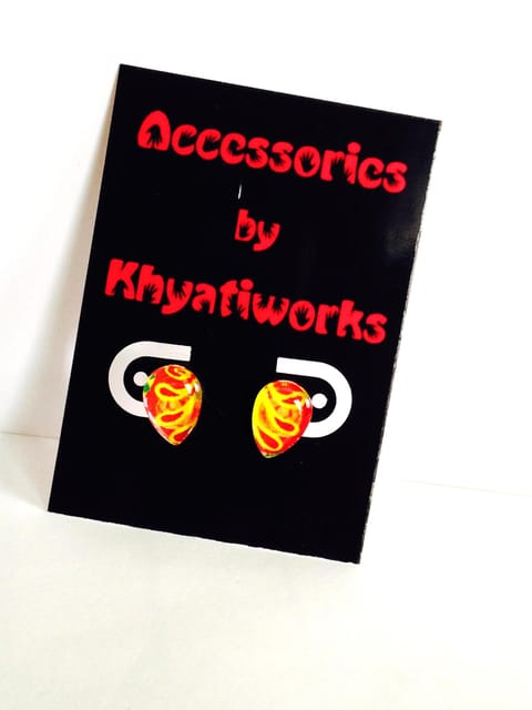 The Phulkari Series Drop Studs