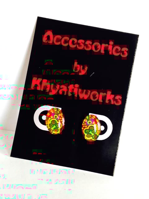 The Phulkari Series Drop Studs