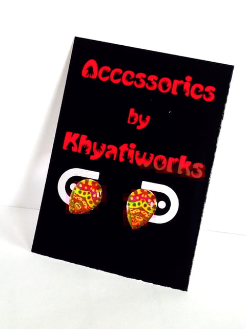 The Phulkari Series Drop Studs