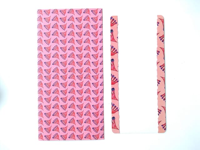 Lakshmi Padam Gift Envelopes and Card - pink 3