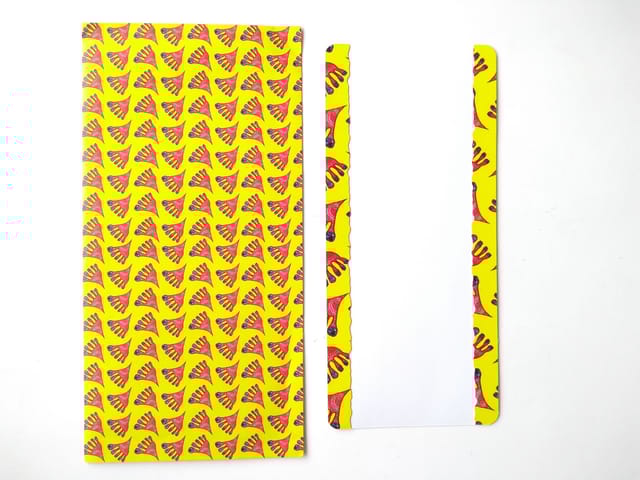 Lakshmi Padam Gift Envelopes and Card - yellow