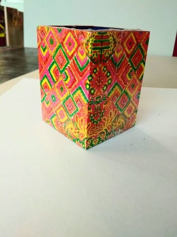 Phulkari  Pen Stand