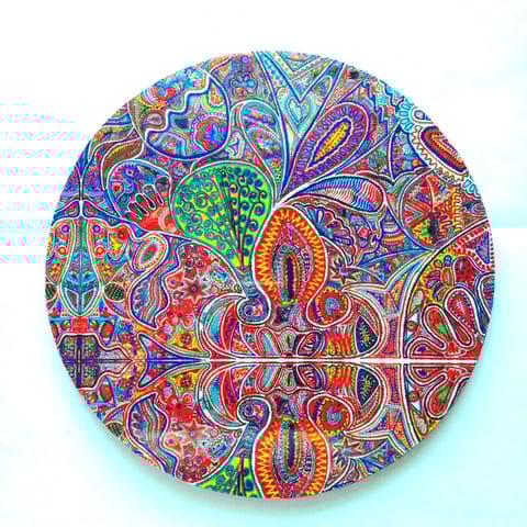 Of What We Are Round Placemat