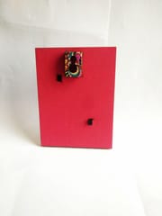KEY HOLDER - RECTANGLE WOODEN BASE WITH ' WHEN COLORS SPEAK ' ARTWORK FRAME